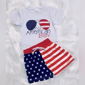 All American Boy Short Set